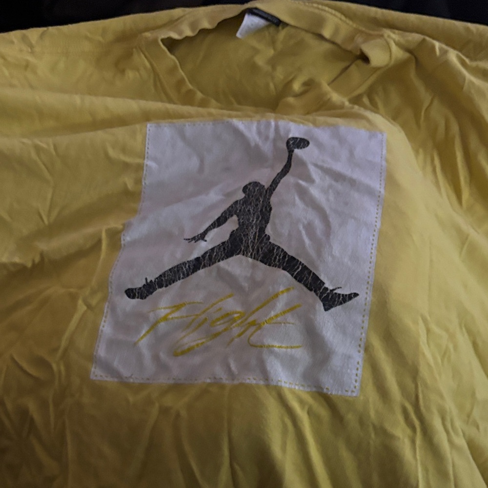 Jordan Flight Tee in Vibrant Yellow